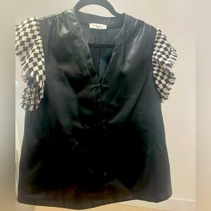 THML Leather top (M) EUC